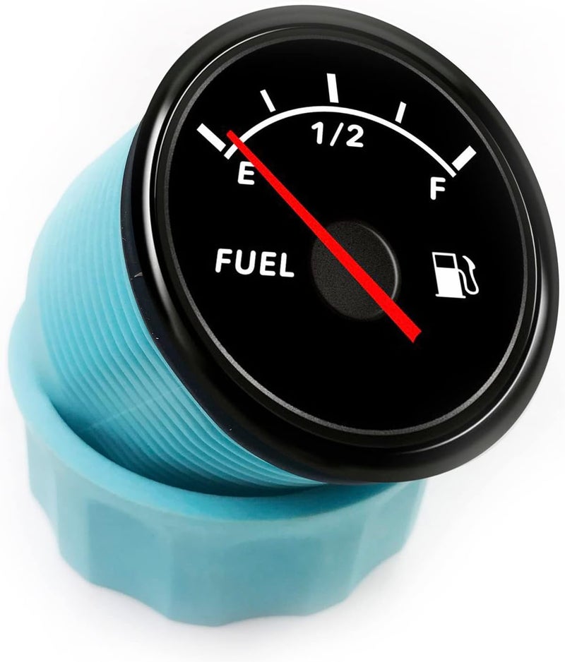 DunkTeam 52mm(2") Marine Fuel Level Gauge Electric Boat Fuel Level Meter Gas Fuel Tank Meter 0-190 ohm with Backlight for for Universal AUTO Car Truck Vehicle RV - Image 4
